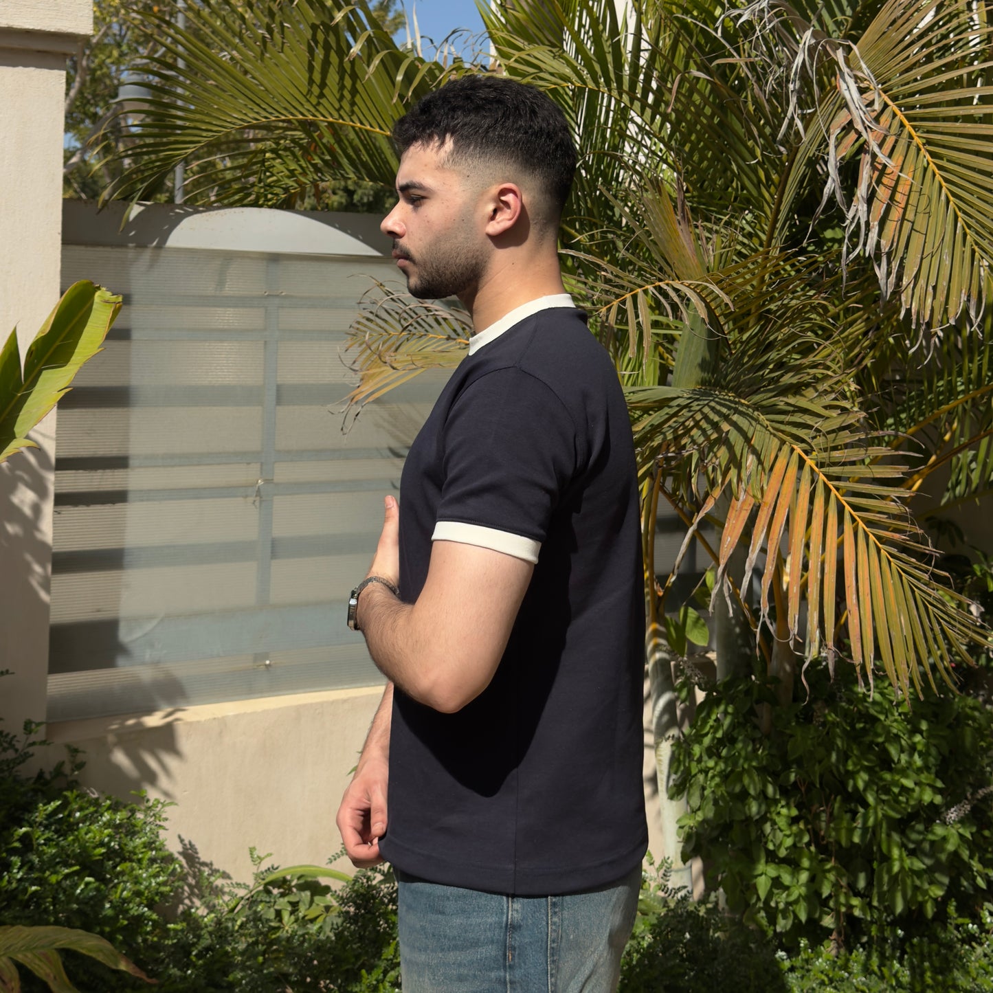 Core Navie-White T-Shirt