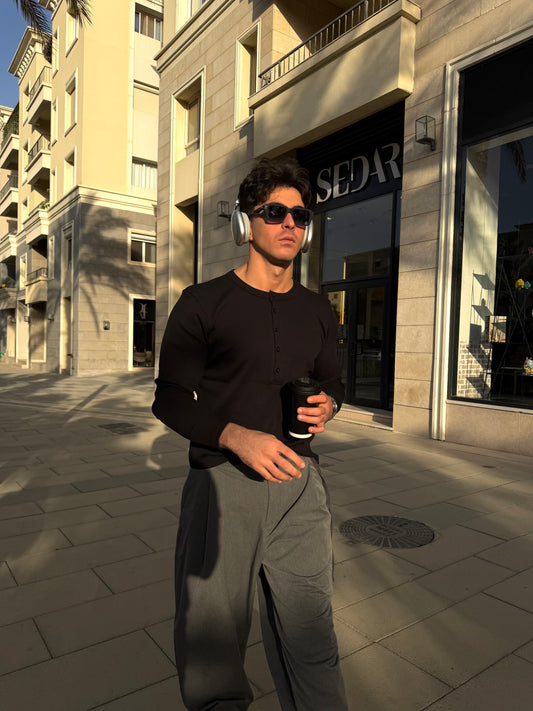 Henley Long Sleeve T-Shirt