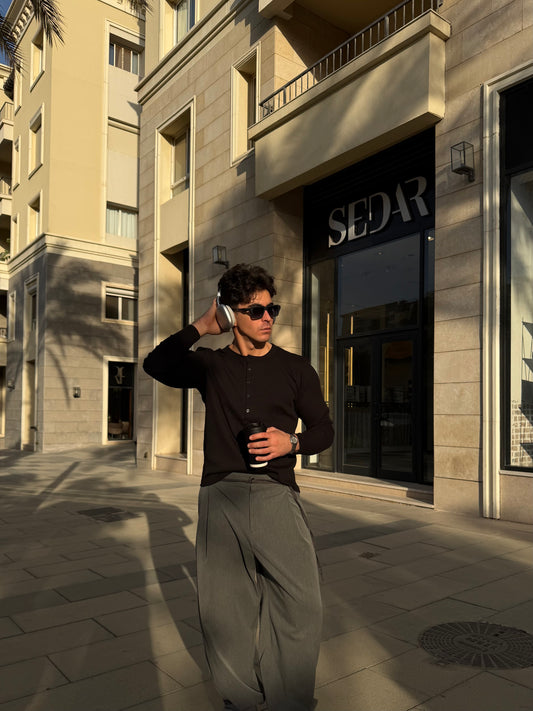 Henley Long Sleeve T-Shirt
